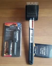 Lot- Mr. Bar-b-q, Dual Grill Brush Scrubber Scraper & Digital Meat Thermometer. Fixed Price $11.99.