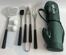 Poligo 7PC Golf-club Style Bbq Tools Set With Rubber-golf Grill Gifts For Man. Fixed Price $14.49.