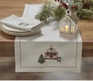 "visit To Santa" Table Runner 36 Farmhouse Christmas. Fixed Price $15.95.