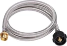 Dozyant 5 Feet Stainless Steel Braided Propane Adapter Hose 1 To 20 Conver. Fixed Price $26.95.