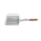 25" Chrome Grill Basket With Rosewood Handle Outset: Heavy-gauge Steel. Fixed Price $34.99.