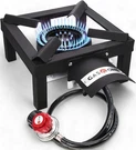 Gasone High Pressure Single Propane Burner - Outdoor Cooking With Heat Shield. Fixed Price $37.00.