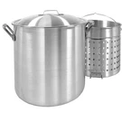 Bayou Classic Aluminum Grill Stockpot With Basket 120 Qt Pk. Fixed Price $339.93.