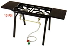 Bayou Classic DB375 Double Burner Cooker Patio Stove Grill Holds For 62 Qt Pot. Fixed Price $316.64.