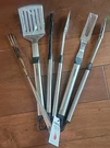 Nexgrill 8-PIECE Tool Set With Stainless Steel Handles Bbq Utensil Kit. Fixed Price $24.00.