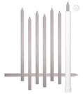 + Hom 8 Kebab 1" Wide Flat Skewers, Stainless Steel, No-wood Handle, Koobideh.... Fixed Price $51.44.