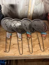 4 New Loco Cookers Stainless Steel Fryer Rack Folding Poultry Stand Lifting Hook. Fixed Price $49.99.