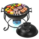 Portable Outdoor Burning Fire Pit With Fan & Lid For Backyard Bbq Garden Patio. Fixed Price $46.99.