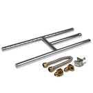 Golden Flame 18 X 6 H-burner, Natural Gas Fireplace & Pit, 304 Stainless. Fixed Price $113.21.