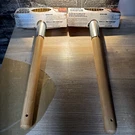 Lot Of 2 Malish Grill Brushes 6 Rows 19 Columns 14" Wooden Handle Ugb-jet. Fixed Price $33.97.