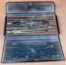 Nice - Vintage Drafting Set Weber Cosmos 3873 Made Germany With Case. Fixed Price $29.99.