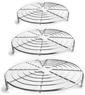 Kitchenatics Round Cooling Racks For Cooking & Baking - 3PC 7.5", 9", 10.5". Fixed Price $26.98.