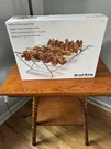Broil King Stainless Steel Roasting, Rib And Skewer Rack Kit 64233 New Box. Fixed Price $19.99.