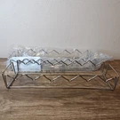 Pampered Chef Bbq Corn & Skewer Rack 2718 Silver Stainless Steel 6 Notch Grill. Fixed Price $17.10.
