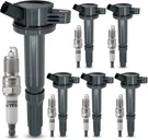 UF486 Ignition Coil Pack & Iridium Spark Plugs SP433 Set Of Compatible. Fixed Price $124.12.