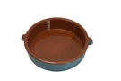 Latienda Round Ceramic Baking Dish 6IN Blue Terracotta Oven Safe Tapas Shallow. Fixed Price $15.99.