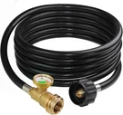Dozyant 12 Feet Propane Tank Hose Extension With Gauge For Gas Grill, Heater. Fixed Price $38.99.