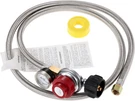 Aupoko 0-30 Psi High Pressure Adjustable Propane Regulator With Gauge, 5-FOOT. Fixed Price $31.94.