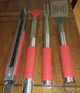 Expert Grill Stainless Steel Rubber Soft Grip Bbq Barbecue Tool Set Fathers Day. Fixed Price $17.95.