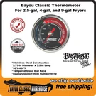 Bayou Classic 5070 Thermometer Works With All Fryers 2.5-GAL, 4 9-GAL. Fixed Price $22.88.