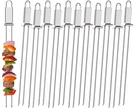 Lallisa Kabob Metal Bbq Sticks With Push Bar For Meat, Chicke.... Fixed Price $45.39.