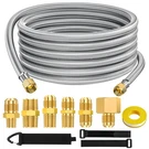 Gasxpert 20FT High Pressure Braided Propane Hose Extension With Conversion Co.... Fixed Price $57.74.