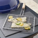 New Crate Barrel Bbq Grill Basket Stainless Steellong Handle Rack Meat Usa. Fixed Price $25.00.