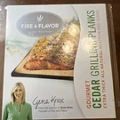 Fire & Flavor, Cedar Grilling Planks 4 Pack 6" X Red Smoky. Fixed Price $16.99.