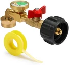 Upgraded Propane Refill Adapter With Valve And Gauge, For Filling 1LB Bottles Fr. Fixed Price $29.25.