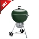 Sale!!! Weber Original Kettle Premium 22-INCH Charcoal Grill, Green, 14407001. Fixed Price $172.99.