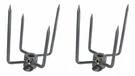 Onegrill Universal Chrome Steel Rotisserie Spit Rod Forks (check Fit). Fixed Price $29.99.