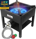 High Pressure Banjo 1-BURNER Outdoor Propane Gas Cooker 260000 Btu With 0-30 Psi. Fixed Price $159.99.