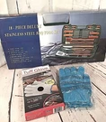 Mr Barbq 18-PIECE Stainless Steel Tool Set W/ Storage Case & Tuff Glove Nib 55C4. Fixed Price $9.97.