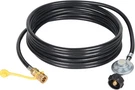 Ggc 12 Ft Propane Hose With Regulator -3/8 Quick Disconnect Brass. Fixed Price $37.87.