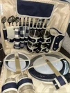 Wenzel Silverware Set Picnic Tote With Insulated Bag, Cups, Napkins, Dishes. Fixed Price $29.95.