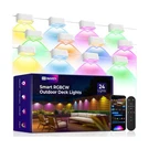 Outdoor Deck Lights 24 Packs, Smart Rgbcw Fence Light, 100+ Scene Modes, Dual.... Fixed Price $125.07.