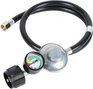 Atkke Propane Hose Regulator With Gauge, Universal Gas Grill. Fixed Price $33.96.