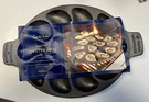 12-CAVITY Cast Iron Oyster Grill Pan Pre-seasoned Cookware 76225 Black. Fixed Price $49.99.