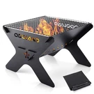 Odoland Camping Campfire Grill, Portable Folding Charcoal Grills, Black. Fixed Price $63.17.