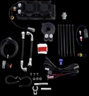 Uc Frame Tube Mount Oil Cooler Kit Black Naked Harley Road King Police 21-23. Fixed Price $542.66.