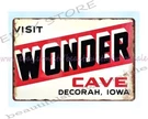 Visit Wonder Cave Decorah Iowa Metal Tin Sign Awesome Garage Ideas. Fixed Price $19.50.