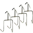 Tihood 4PACK Smoker Hooks - Stainless Steel Bacon Hanger, Roast Duck Silver. Fixed Price $23.99.