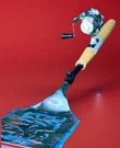 New Fishing Pole Bbq Spatula W/spinning Reel & Stainless Steel Cut-out Sear. Fixed Price $19.44.