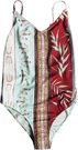 Roxy Girls Boheme One Piece Swimsuit Multicolor Size 7 L101044. Fixed Price $54.00.