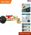 Propane Refill Adapter, 1 Pound Bottles From 20LB Tank, Easy To Use, Sol.... Fixed Price $39.99.
