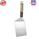 Stainless Steel Xl Wide Hamburger Spatula W/ Bottle Opener Griddle Tool Outdoor. Fixed Price $26.55.