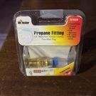 Mr. Heater F276328 1/4 In. Dia. Brass Male Pipe Thread Excess Flow Plug. Fixed Price $14.99.