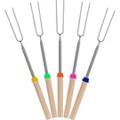 Extendable Stainless Steel Roasting Sticks For S'mores And Campfires - 5 Pack. Fixed Price $11.89.