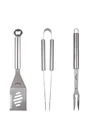 Jim Beam 3 Piece Stainless Steel Bbq Tool Set (spatula,tongs,fork). Fixed Price $18.00.