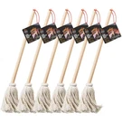 16 In. Wooden Handle Bbq Grill Basting Mop With Cotton Head (6-PACK). Fixed Price $22.22.